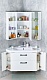 Акватон Мебель для ванной Кантара 110 дуб полярный – фотография-18